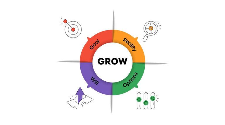 GROW Model graphic element